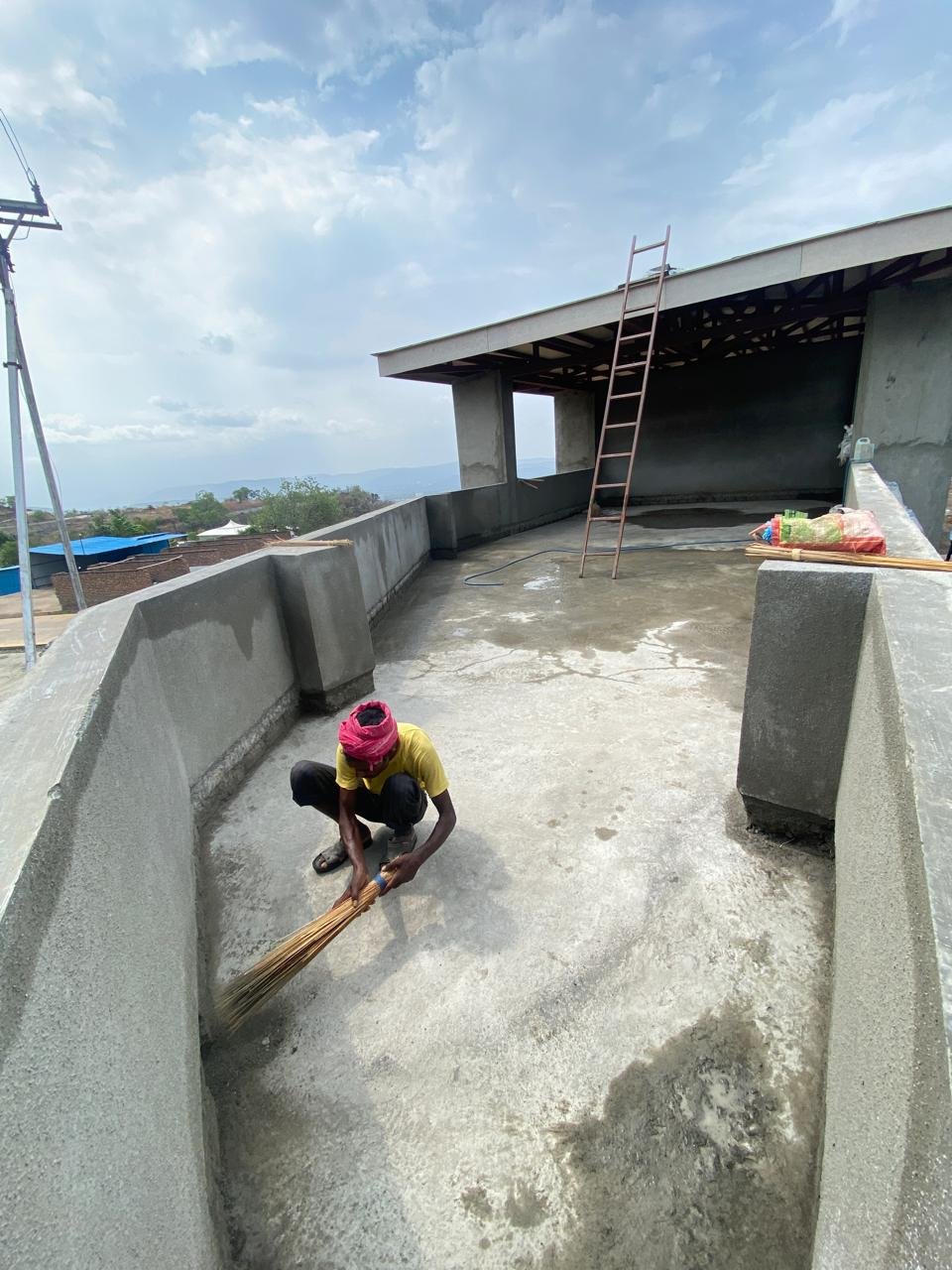 Terrace Cleaning Work
