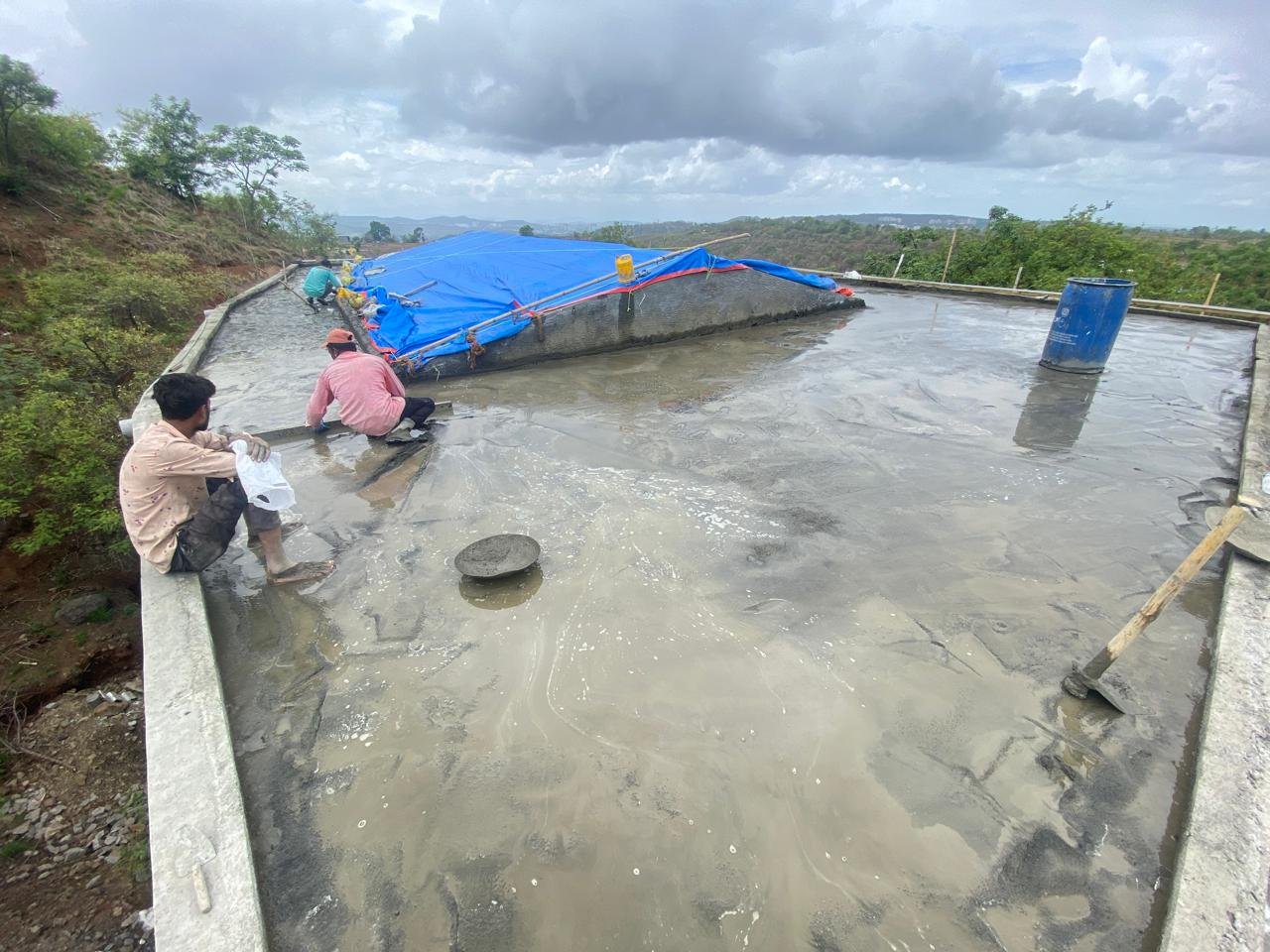 Top Terrace Waterproofing Work